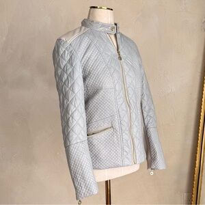 Women’s Marc New York Light Gray Moto Jacket size XS‎